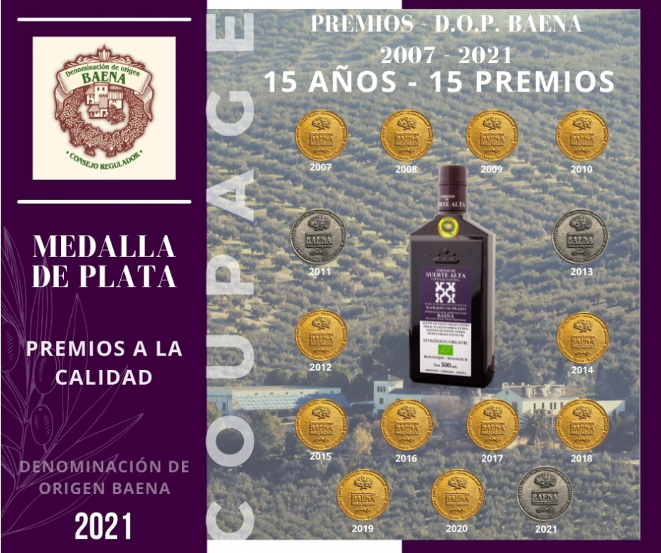 Coupage Natural galardonado en los Premios a la Calidad de la D.O.P. Baena